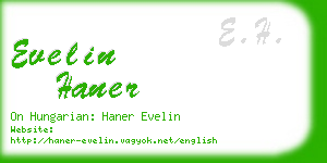 evelin haner business card